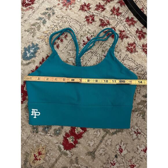Flex It Pink Green Sports Bra Size Medium - Picture 5 of 6